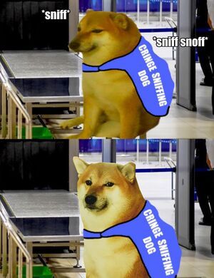 Cringe Sniffing Dog.jpg