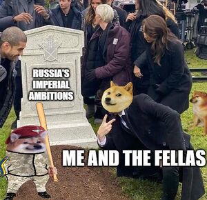Fellas Next to Grave Of Russia's Imperial Ambitions.JPG