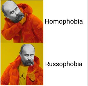 Homophobia Bad, Russophobia.JPG